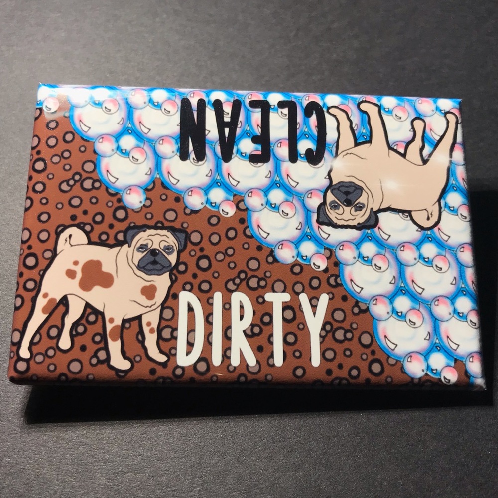 Pug Dog Dishwasher Magnet Handmade Kitchen Decor and Gifts